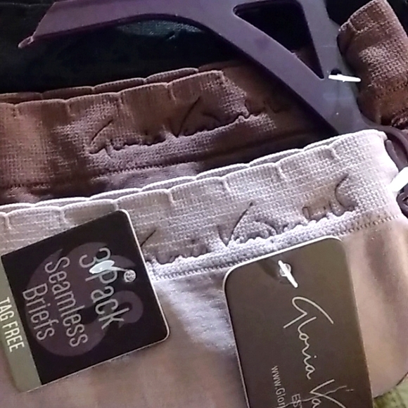 Last Set~ NWT GLORIA VANDERBILT☆Sexy Ladies Seamless Lacey Shaping Brief Panty - Picture 15 of 15